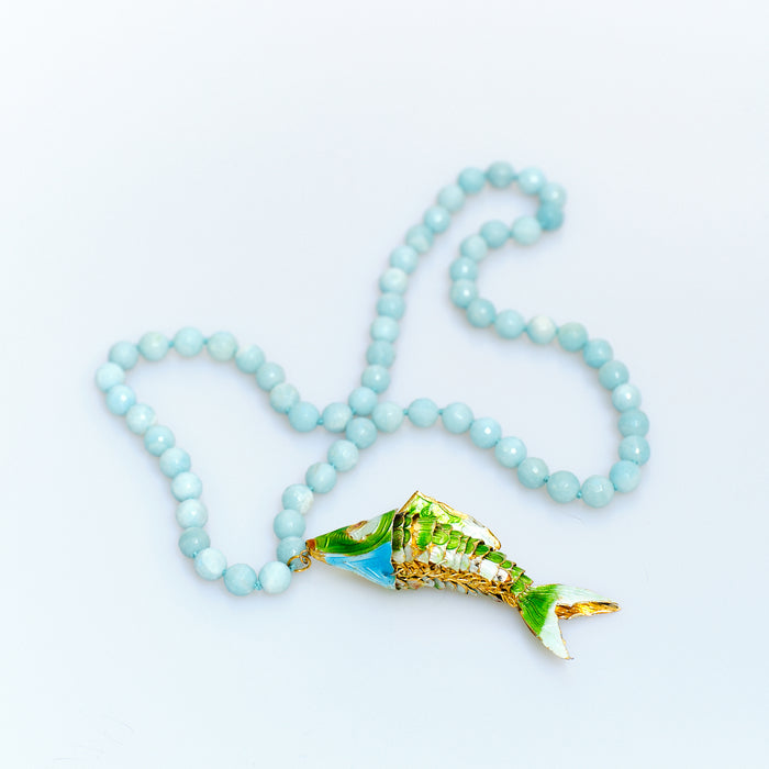 Koi Amazonite Necklace