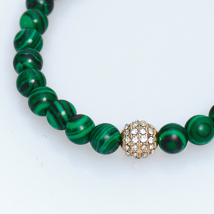 Discoball Malachite Bracelet