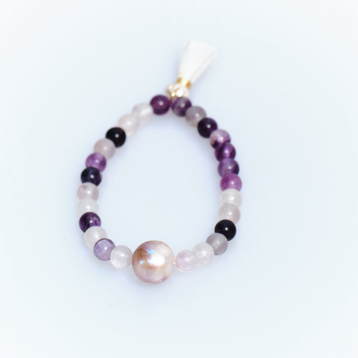 Sugar Pop Pearl & Amethyst Harmony Bracelet