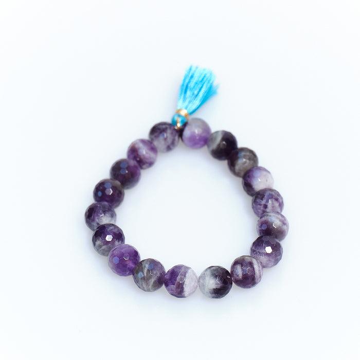Sugar Pop Pop Amethyst Tassel Bracelet