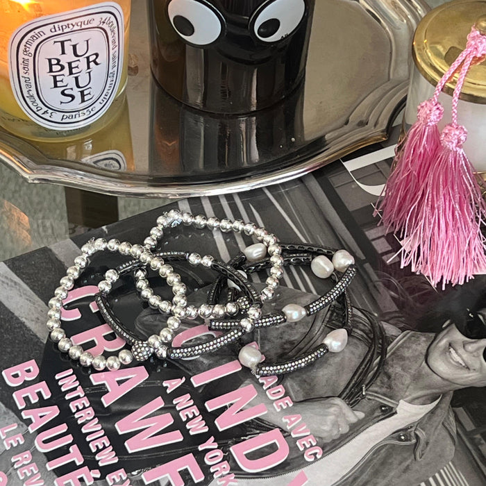 Candy Chic Black and White Bracelet